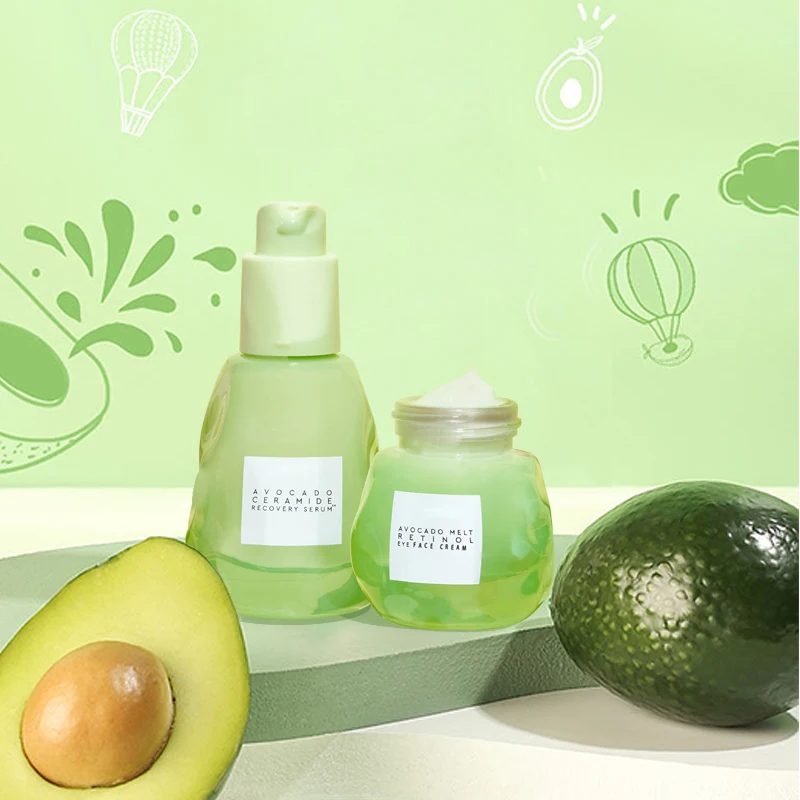 wholesale vitamin c retinol hyaluronic acid anti aging serum,private label skin whitening serum,avocado face serum