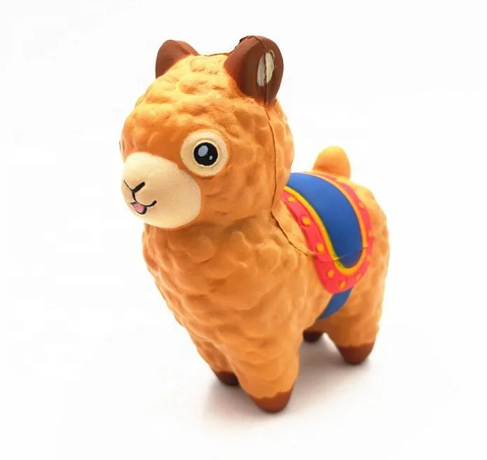 Полиуретановая пена игрушка для снятия стресса в форме альпаки