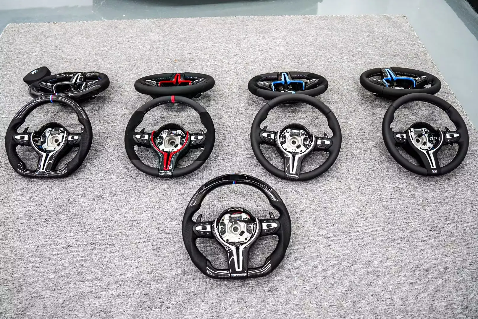 Углеродное Рулевое колесо для BMW M2 M3 M4 M5 M6 F10 F20 F22 F30 F32 F36 F06 F07 E70 F15 F16
