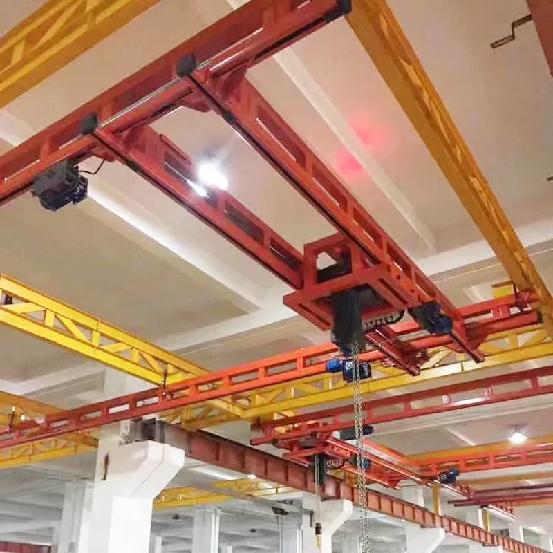 workshop european   1000 kg 1 ton 2 ton electric magnetic overhead crane 3 ton price 2  kbk light system kbk flexible crane