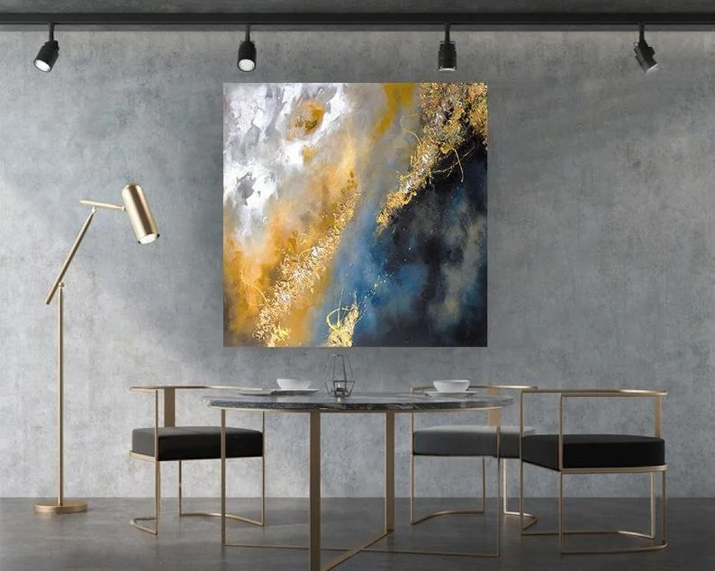 Modern abstract painting for wall decoration