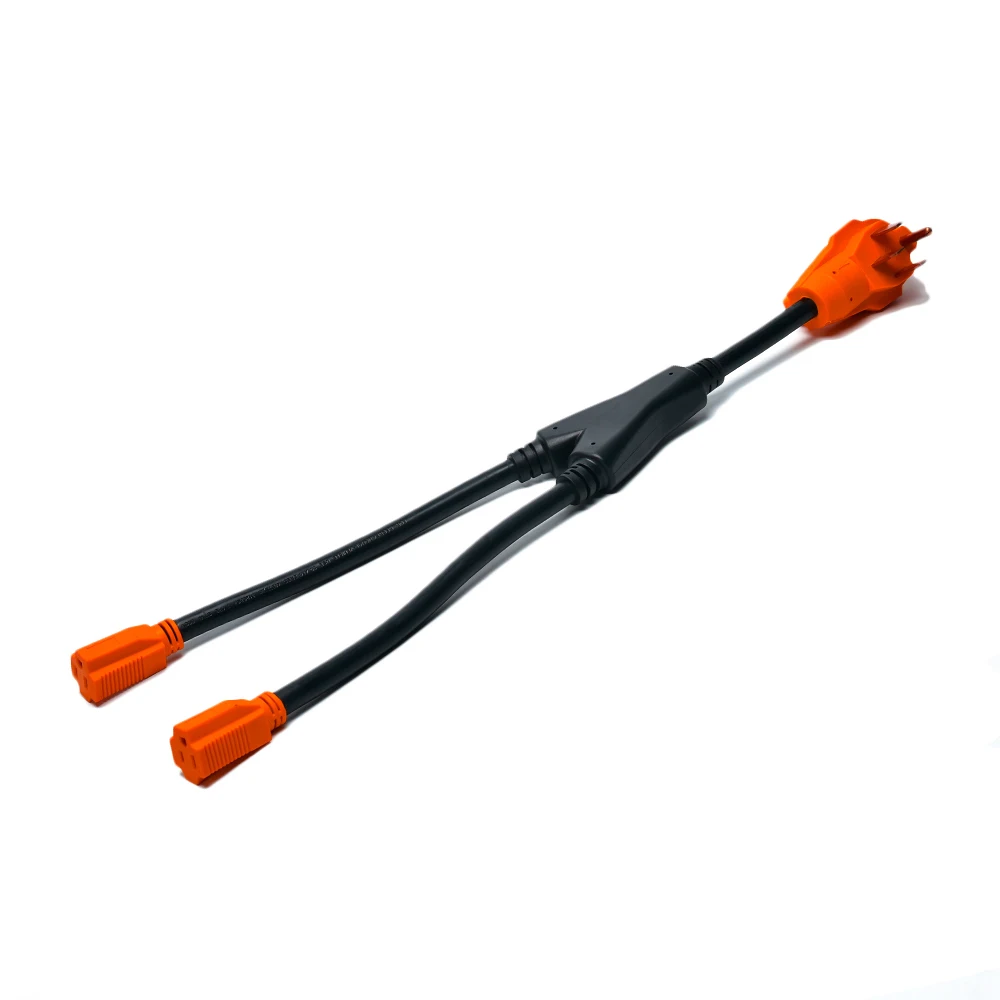 NEMA 50Amp 14-50P на NEMA 15Amp 5-15R * 2 RV Y адаптер RV Y удлинитель