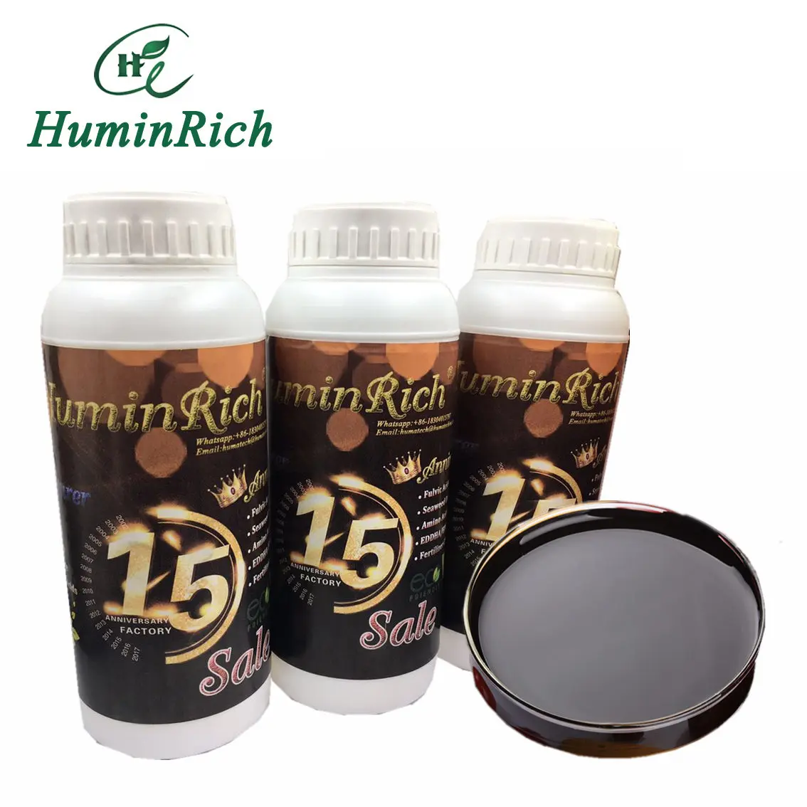 HuminRich LiPlus SH9002H-2 Organic Fertilizer Humic Fulvic Acid Amino Acid Liquid Advanced Nutrients For Greenhouse Agriculture