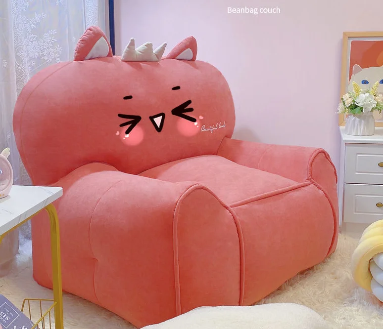 YASITE bean bag small lovely sofa Velvet sofa
