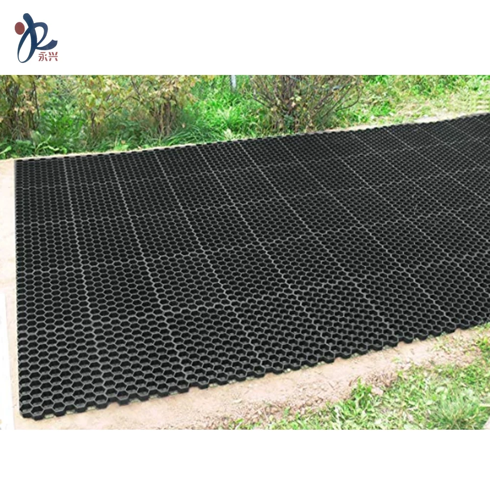 Honeycomb soil stabilizer plastic pavers paving grid permeable pavers plastic for parking lot,driveway