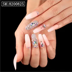 Плащ в стиле частный ярлык покупателя искусственные поддельные накладные ногти дизайна палец для легкой фиксации 24 шт./кор. alvilable 7-15days из АБС-пластика