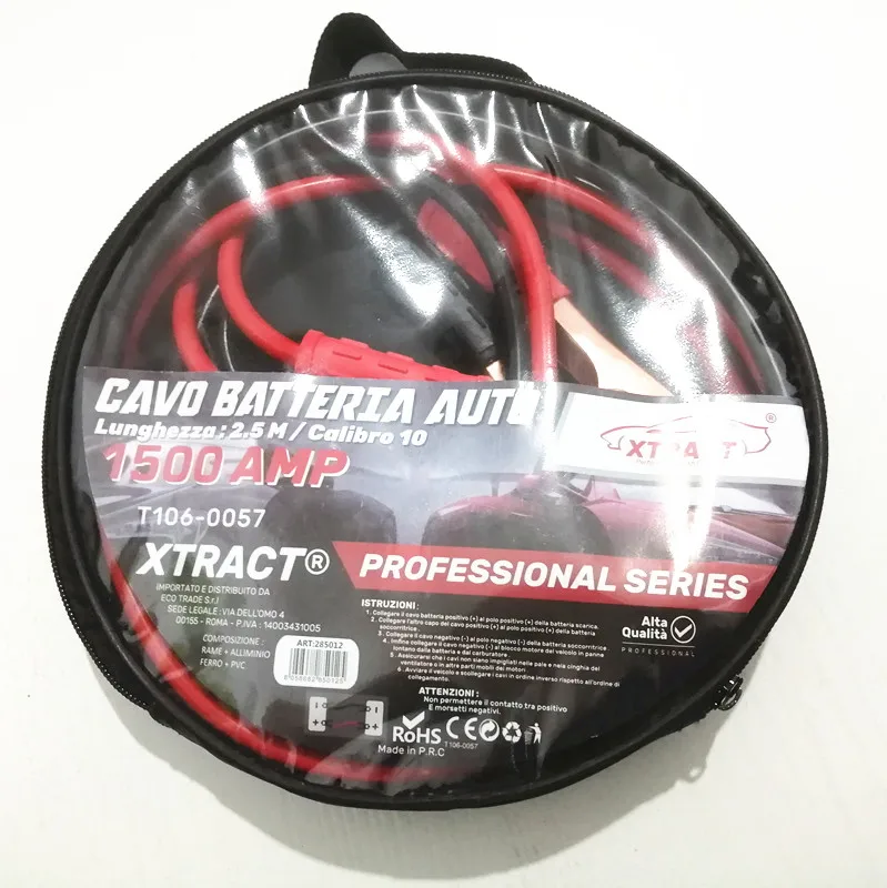 customized Factory direct sale 300A PVC insulated battery with zipper bag