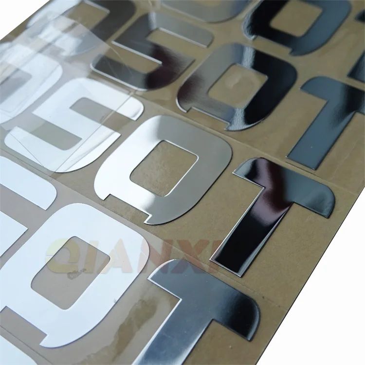 Custom Electroformed Metal Transfer Nickel Sticker Logos