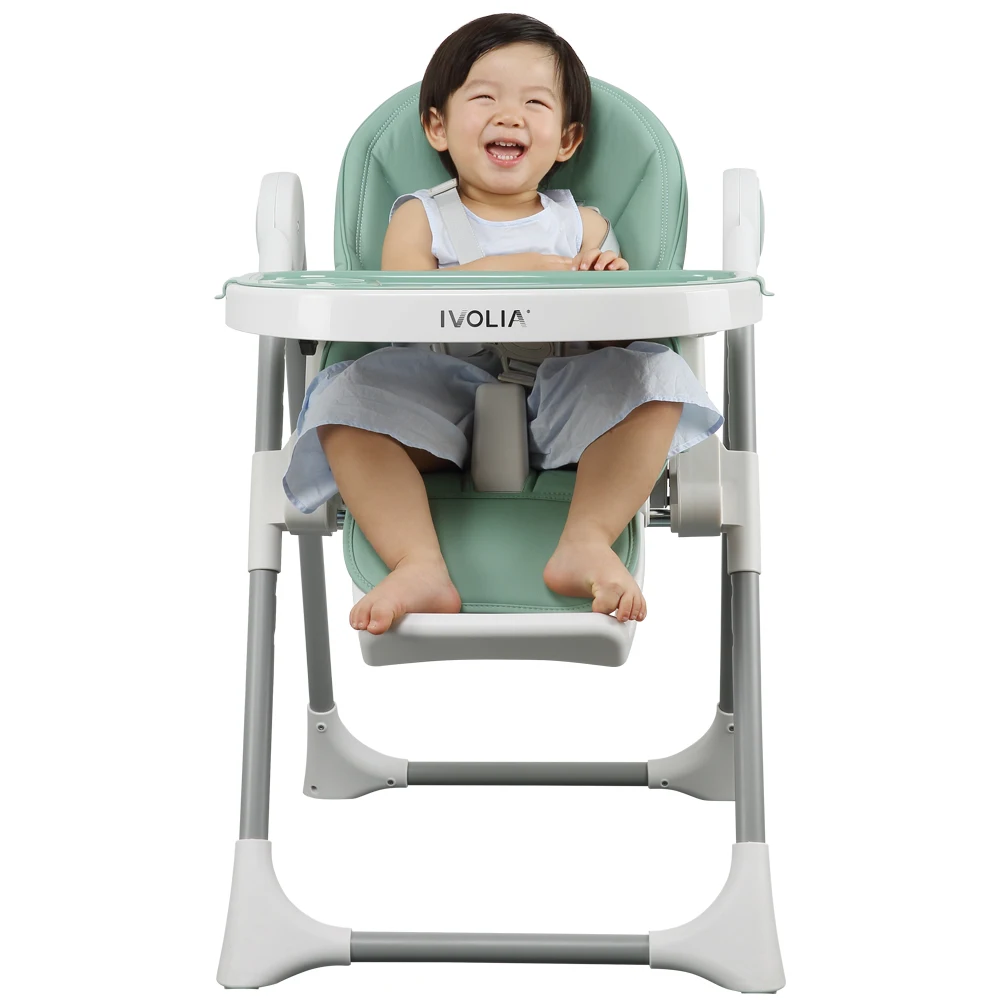 ASTM F404 Restaurant Infant Multifunctional Feeding modern Sales Popular Plastic fast folding Baby High Chair