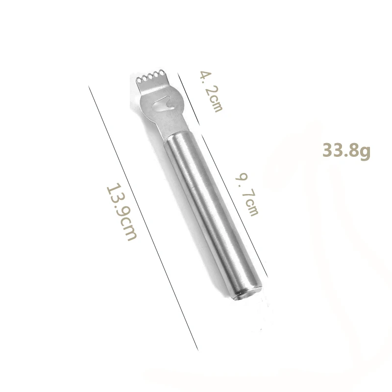 Stainless Steel 304 Fruit Lemon Orange Knife Zester Peeler Grater