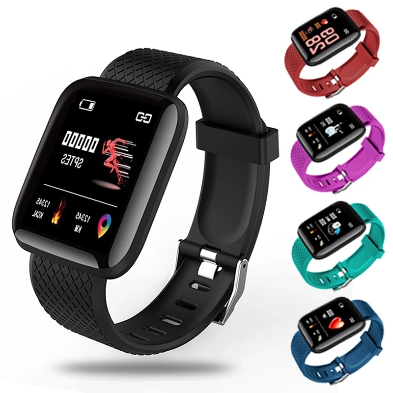 New Luxury Led Plus Smartwatch Smart Clock Wristband Waterproof Sport Health Bracelet For Android