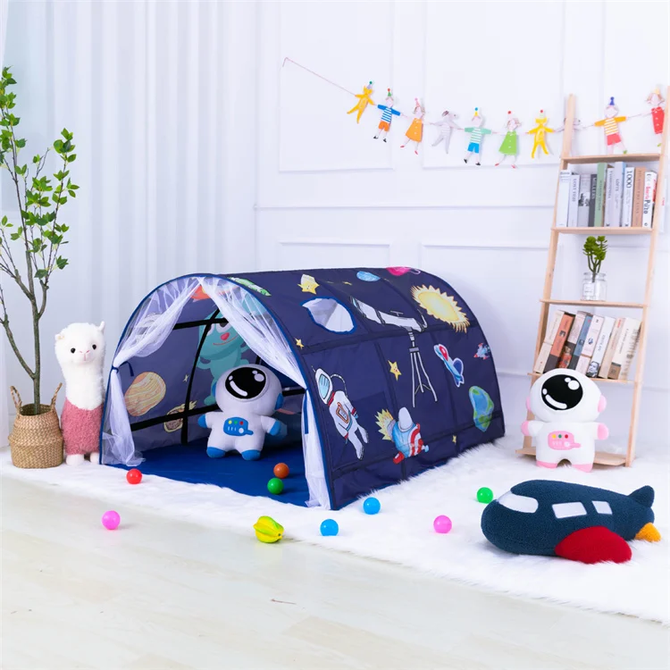 Girls Boys Sleeping Kids Bed Tent With Mosquito Net Indoor Tunnel Tent For Kids Tent