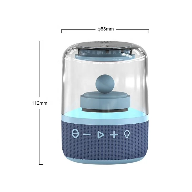 2022 hot sale Double Drivers RGB flame Speakers Christmas smart Speaker TF Card TWS Hi-fi speaker