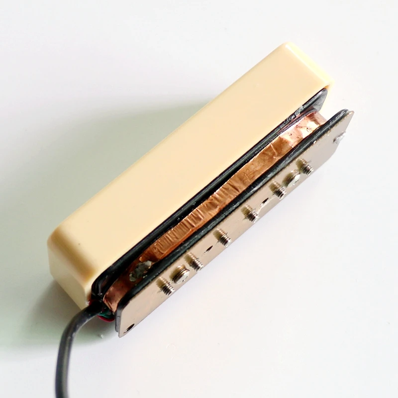 Donlis Mixed Alnico and Ceramic Magnet Staked P90 Guitar Pickup High Output Double Coils for DIY Custom Electric Guitars