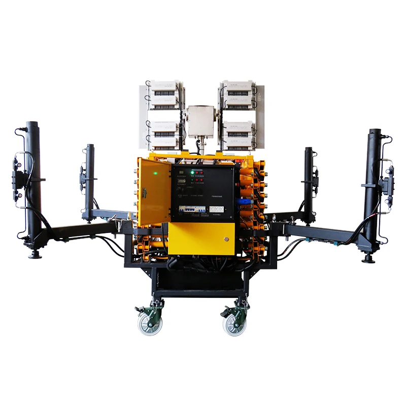 7 м высокая мачта 4x1000 Вт буксируемая Мобильная световая башня промышленная портативная осветительная для продажи