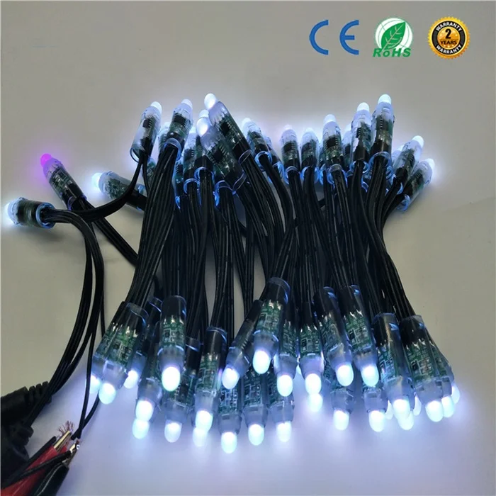  Полноцветный RGB USB светодиодный модуль освещения 12 мм WS2811 IC пиксели цифровое адресное Программирование rgb светодиодная Пиксельная