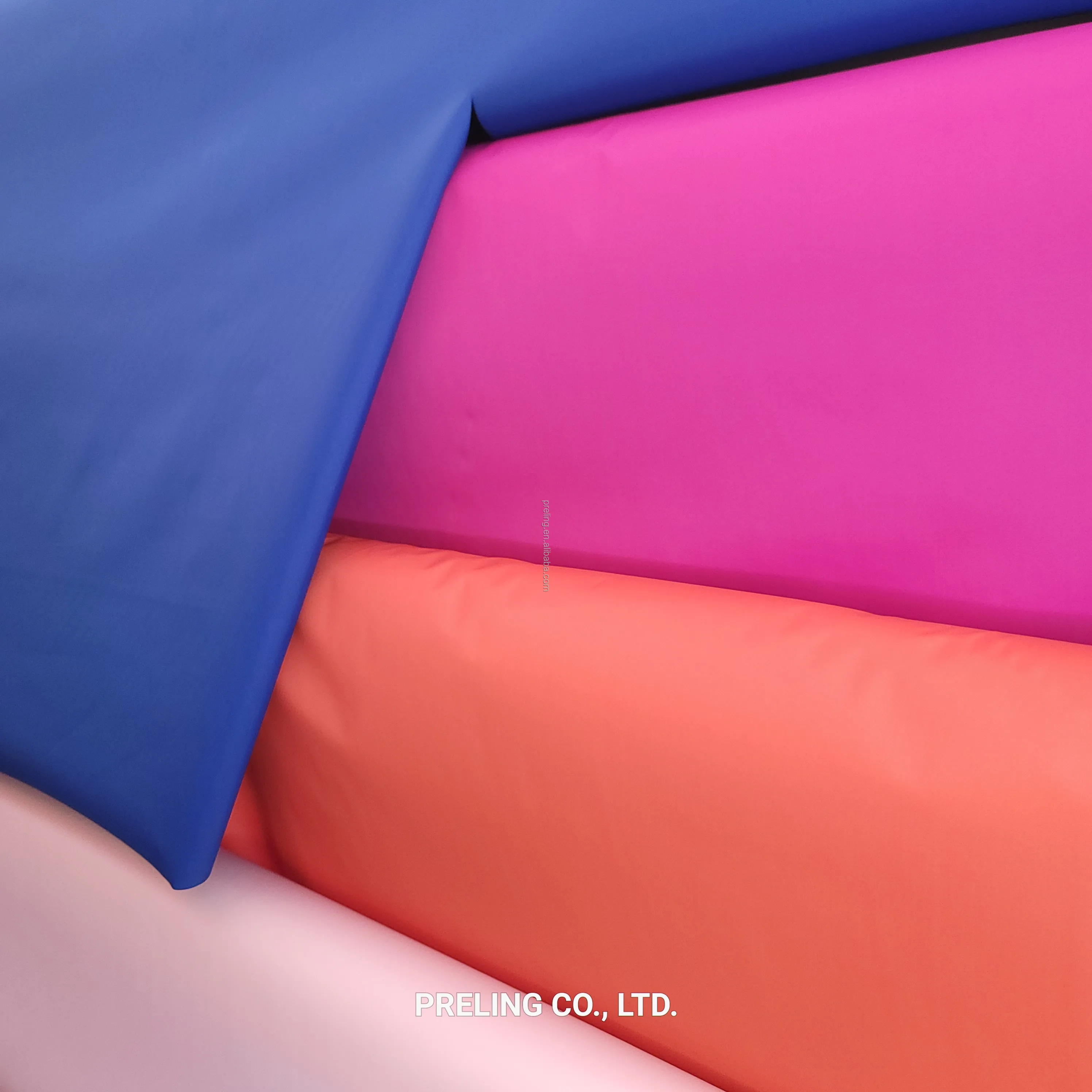 Nylon 40D 310T  TPU coated inflatable fabric for welding heat seal chamber cushion air bag