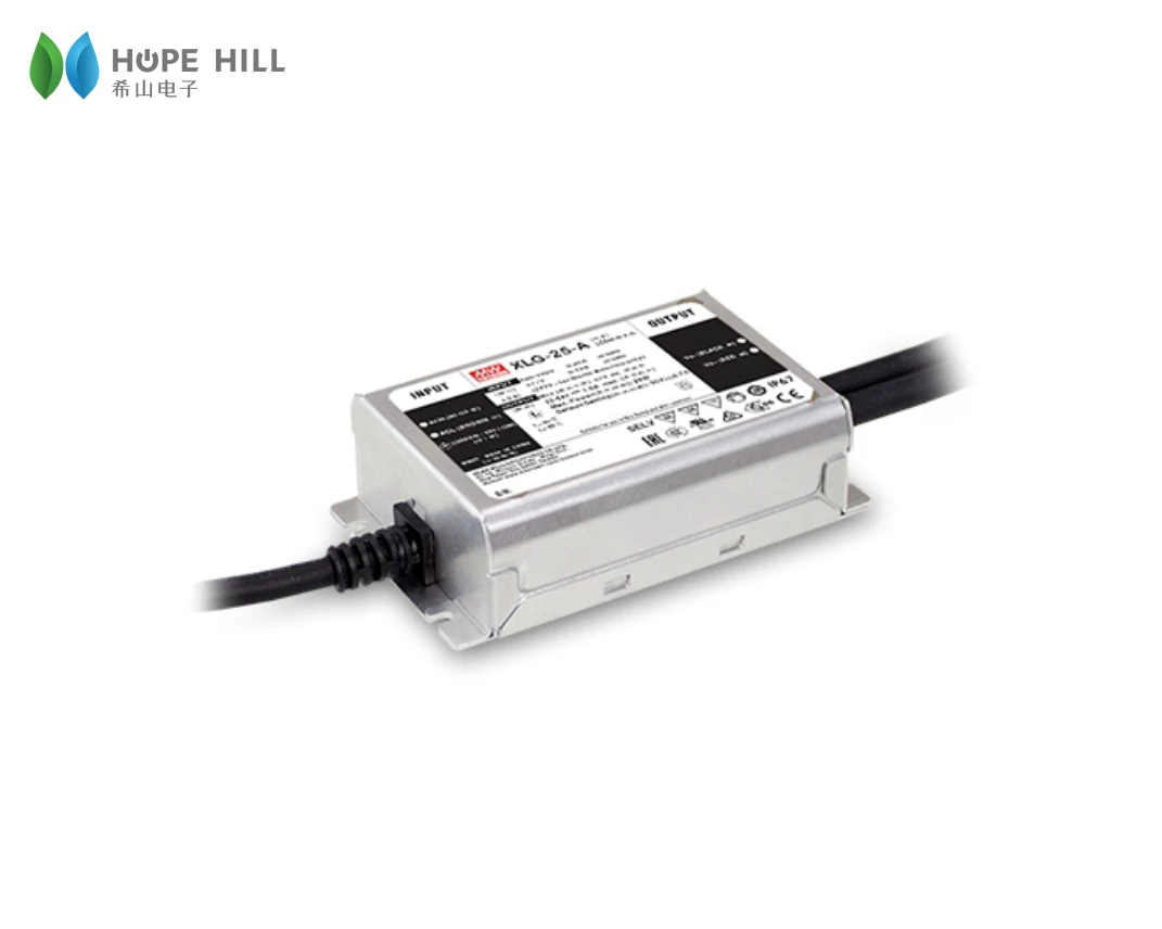 Оригинальный бренд MEAN WELL представляет XLG-25 25W 57 вольт Постоянный режим энергопотребления светодиодный драйвер импульсный источник питания светодиодного табло