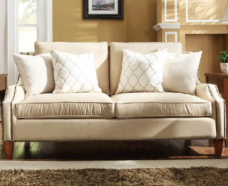 Hot selling American style fabric couches sofas sectionals living room furniture