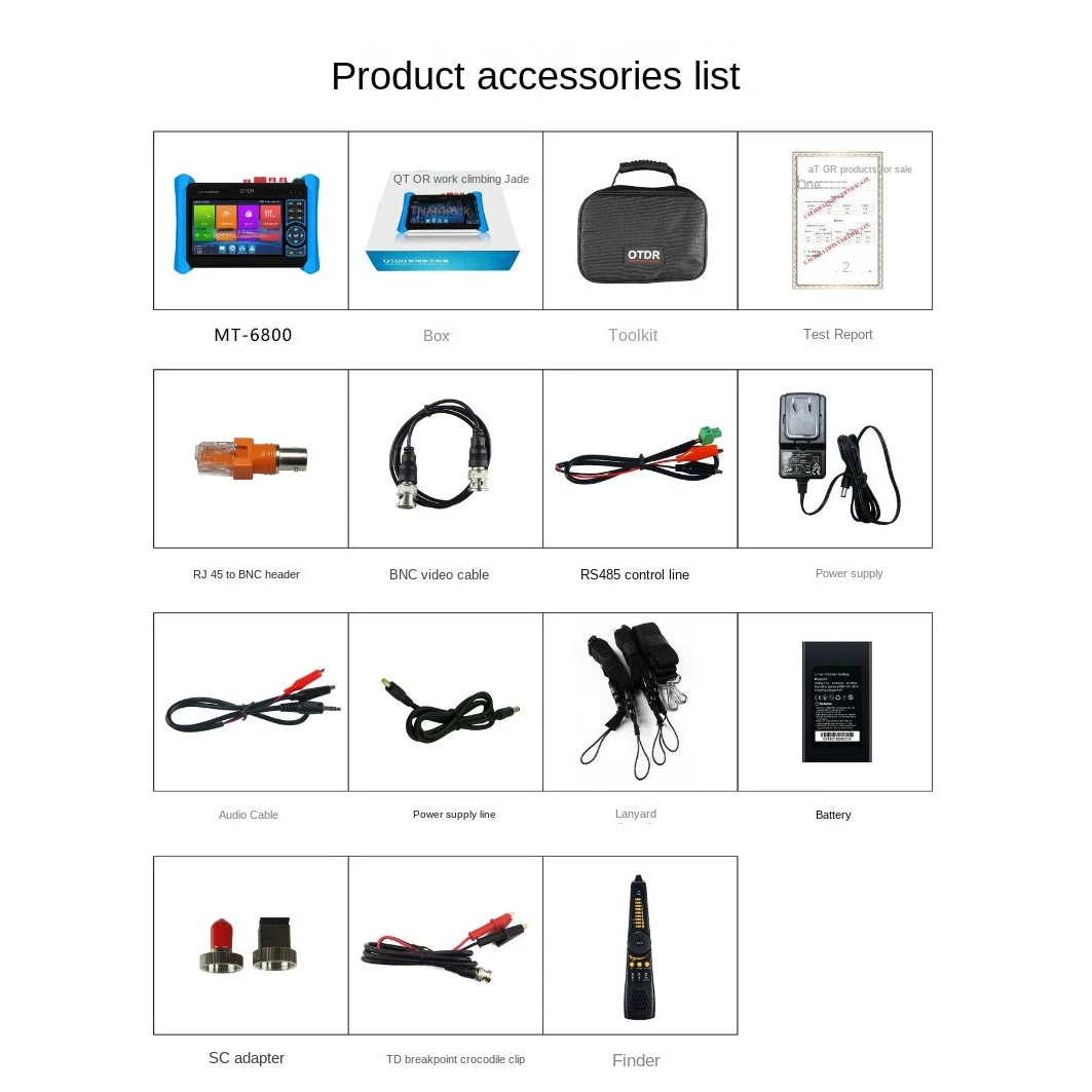 Ipc 6800C Cctv Ip Camera Tester Optical Power Meter And Visual Fault Locator Ipc Tester With Line Finder