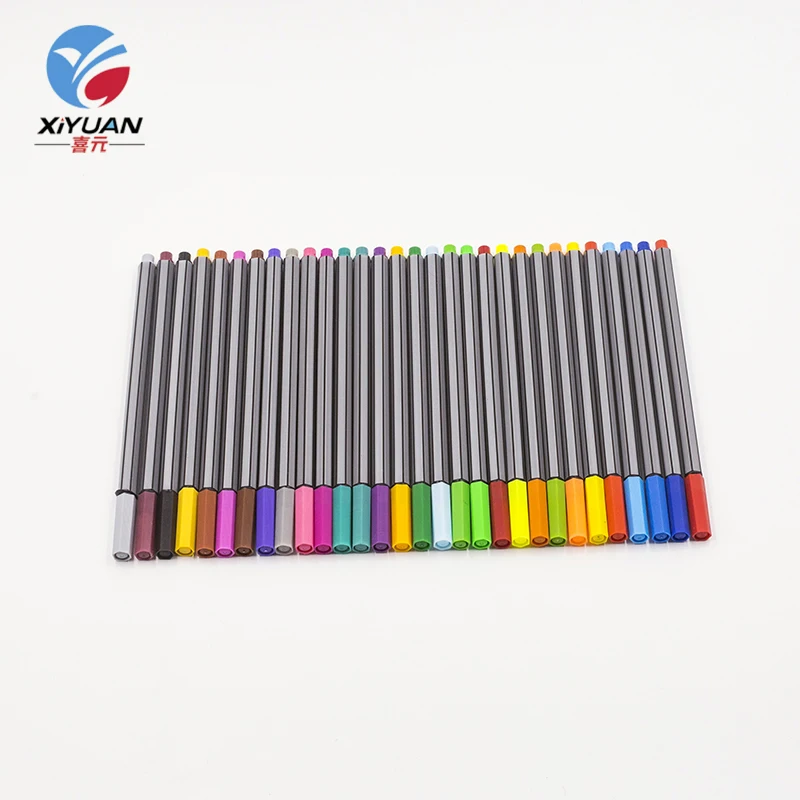 Fancy Design Fineliner Art Marker Attractive Style Long-Lasting Watercolor Pens for Writing and Art