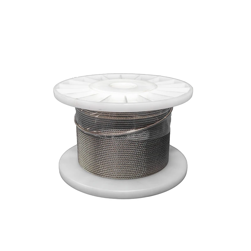 1x19 strand specifications Strong load-bearing capacity Forging forming Strong toughness Stainless steel wire rope