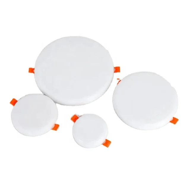 9W 18W 24W 36W Frameless CCT Recessed Round LED Ceiling Panel Light Without Flicker