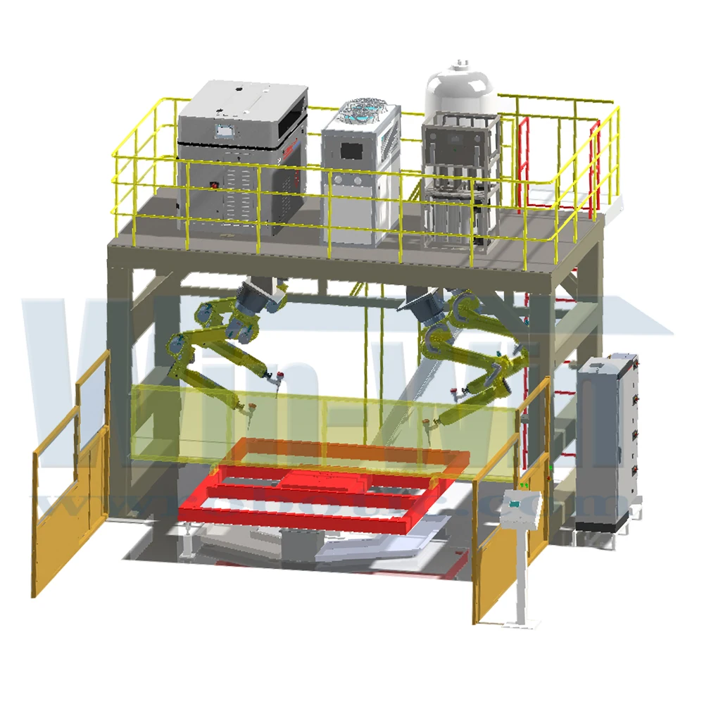 Новые продукты 5 Axis CNC 420mpa водоструйный автомат для резки гранита Роботизированная гидроабразивной систем