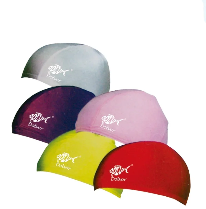 New products hot sale swimming caps kids lycra caps colorful custom logo