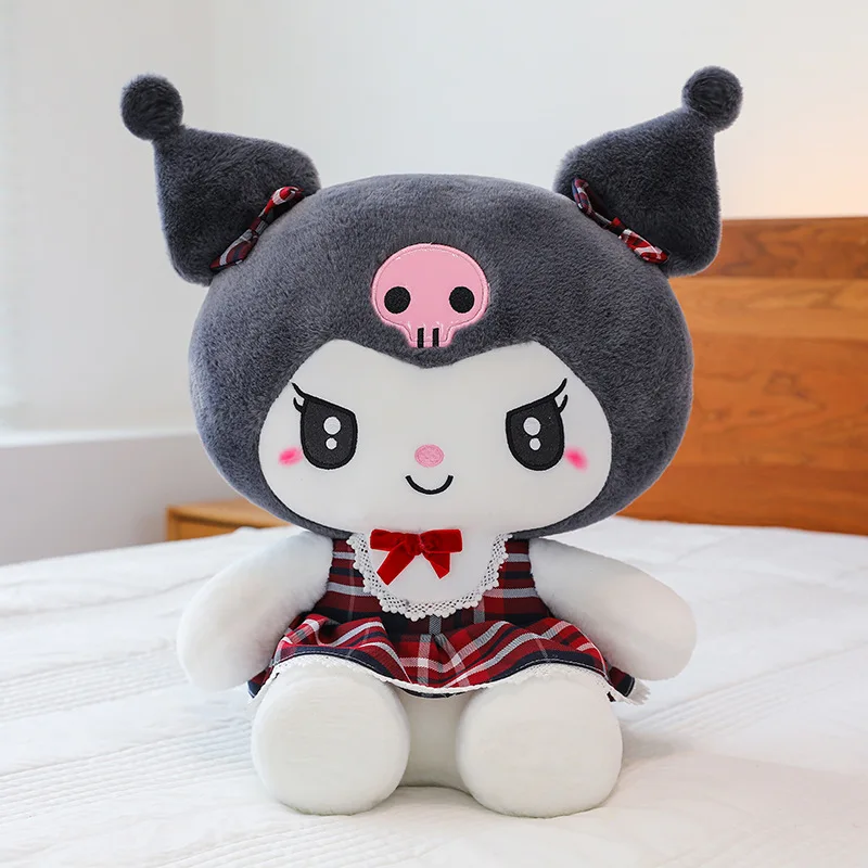 Лидер продаж Sanrioed Kuromi Melodi Hello Kt Cat плюшевая игрушка детский подарок на день рождения кукла подушка большого размера