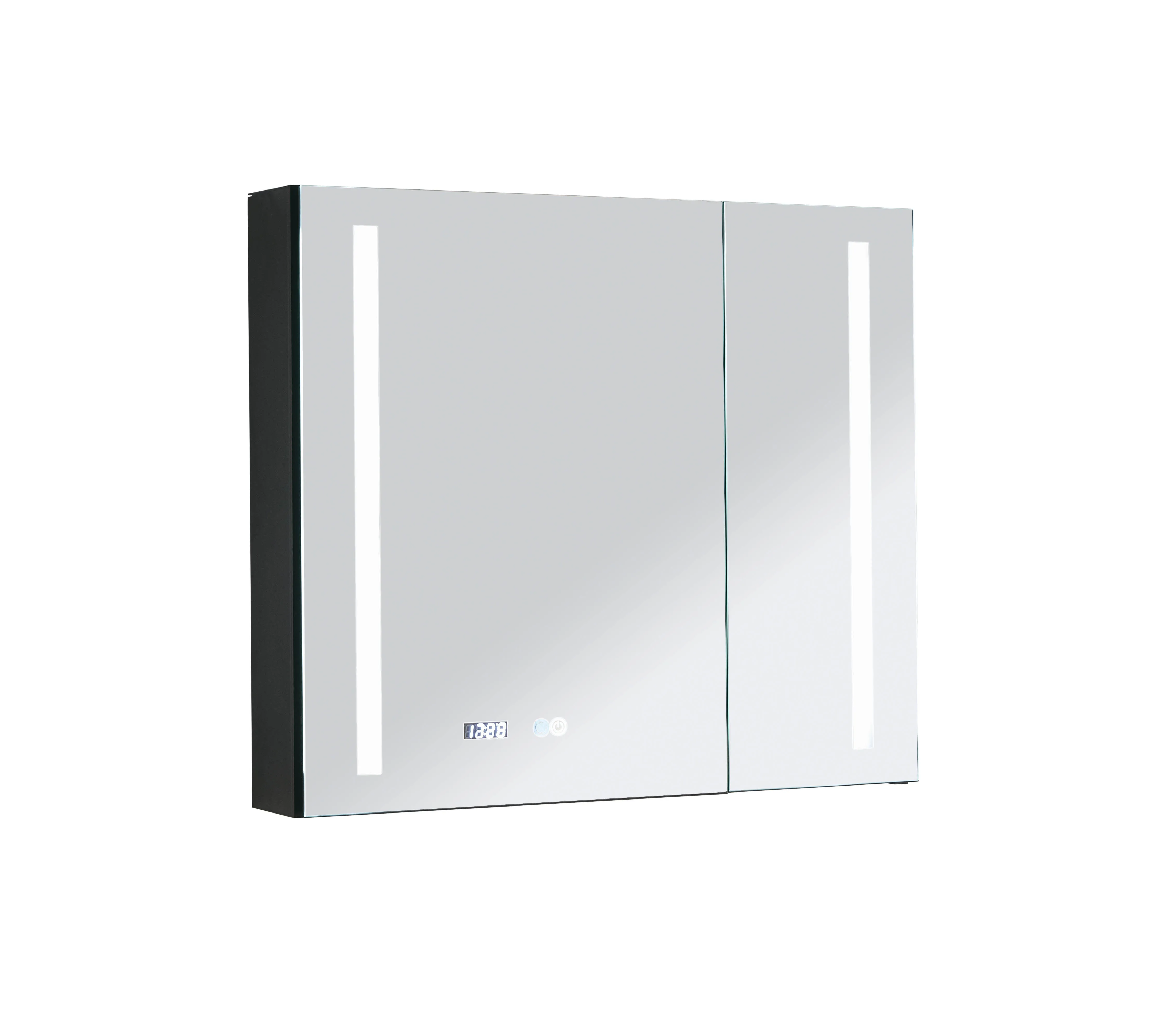 Hot Hotel home Selling High Quality Modern Bathroom Wall Mounted Rust Resistant Lighted Mirror Cabinet