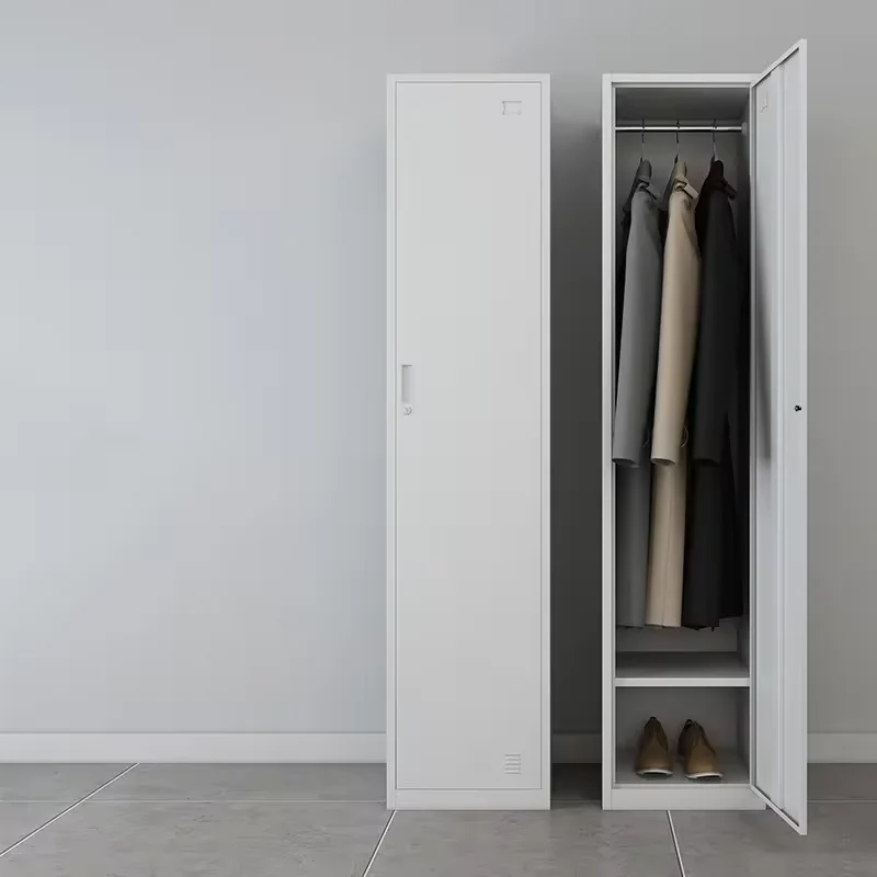 5-Door Durable Steel Locker Foldable Metal Storage Cabinet with Card Slot Shoes Bags Office Home Bank School Gym Use Workshop