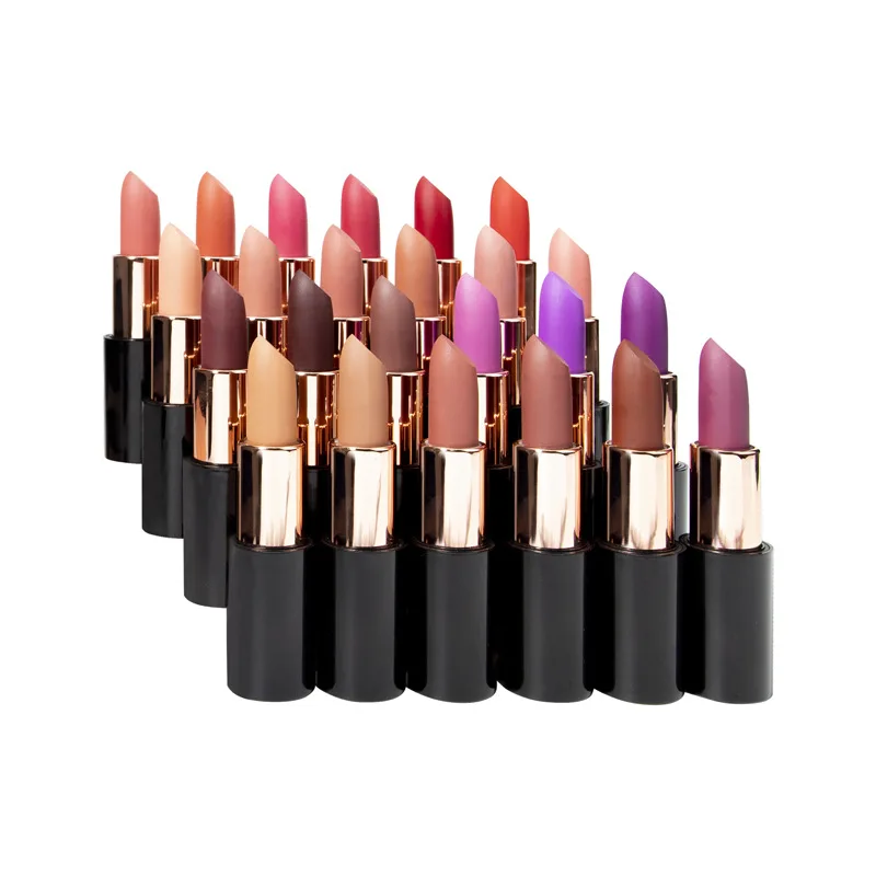 Private Label Waterproof Long Lasting Liquid Lip Tint Beauty Cosmetic Red Pigment Velvet Matte Lipstick