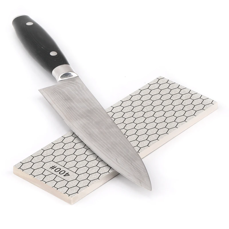 
Profession diamond double side guided hand knife sharpeners whetstone system 