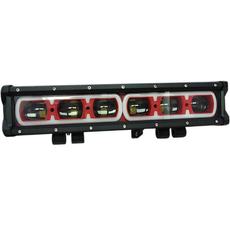 OEM ODM 6D Lens 90W 15inch RGB LED Light Bar with DRL for Offroad ATV UTV Truck Jeep