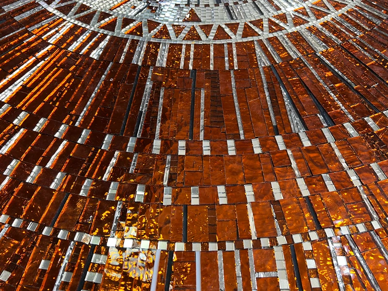 Factory sale shiny multi Color Stained Glass Tiles Mosaic Tiles Backsplash for home hotel Interior Wall Decoration