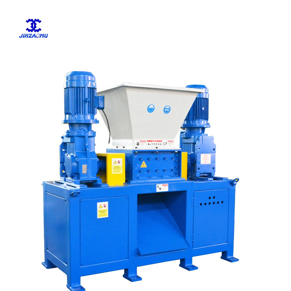 Long Service Life High Standard Double Shaft Large Furniture Plastic Shredder Machine