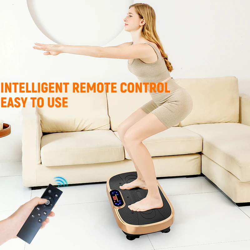 New Arrival Crazy fit Updated Fashionable Mini Vibration Plate Exercise Machine with Bluetooth Home Use