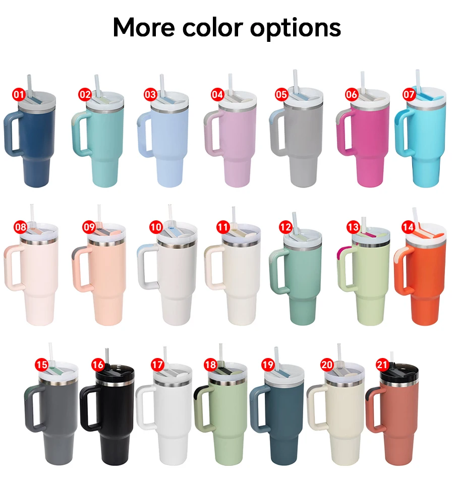 2.0 Adventure Cool vacuum metal cup stainless travel mug 40oz insulated handle tumbler with handle and straw,custom camping mugs