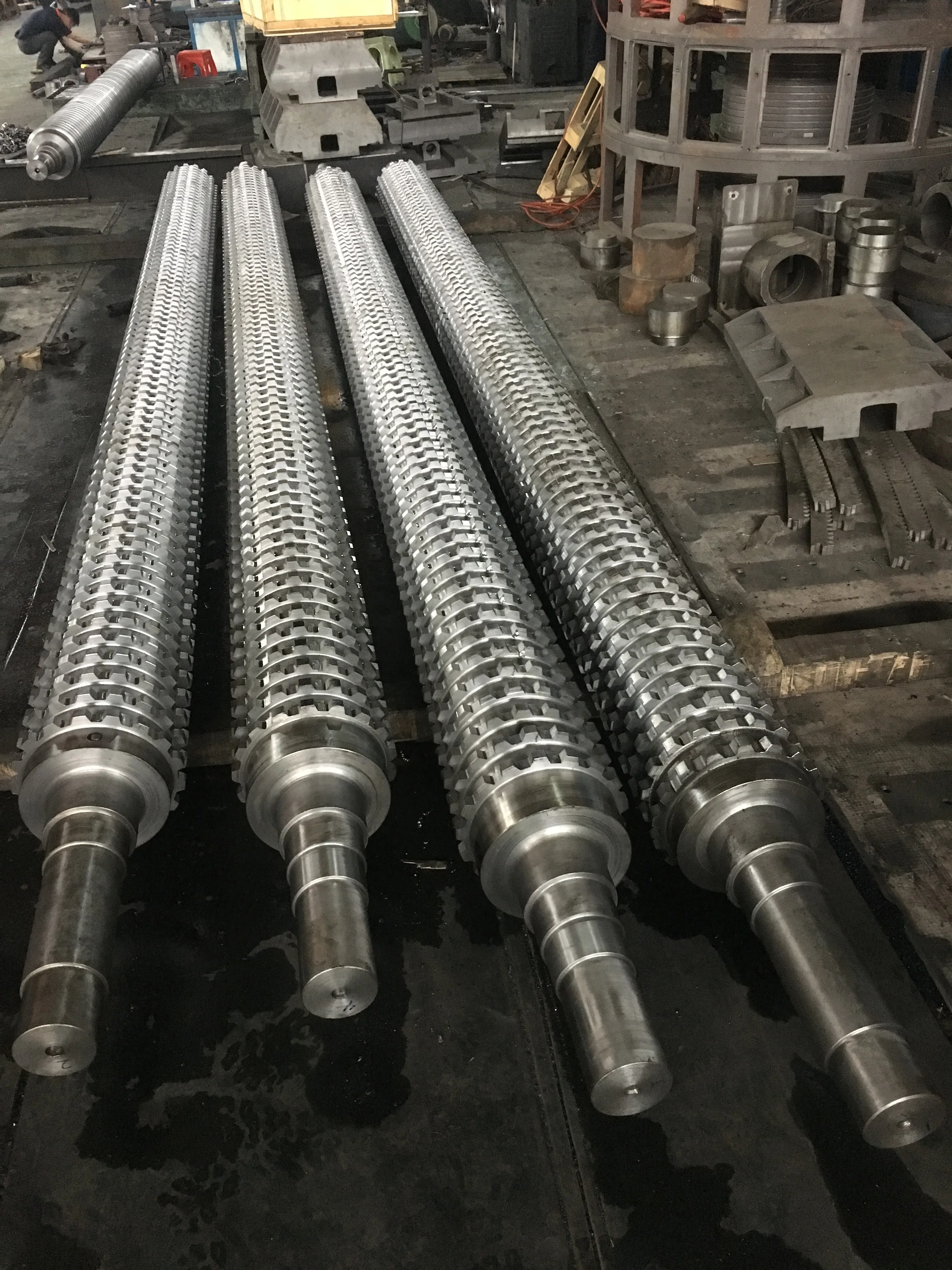custom large alloy steel sugar mill  tooth roller