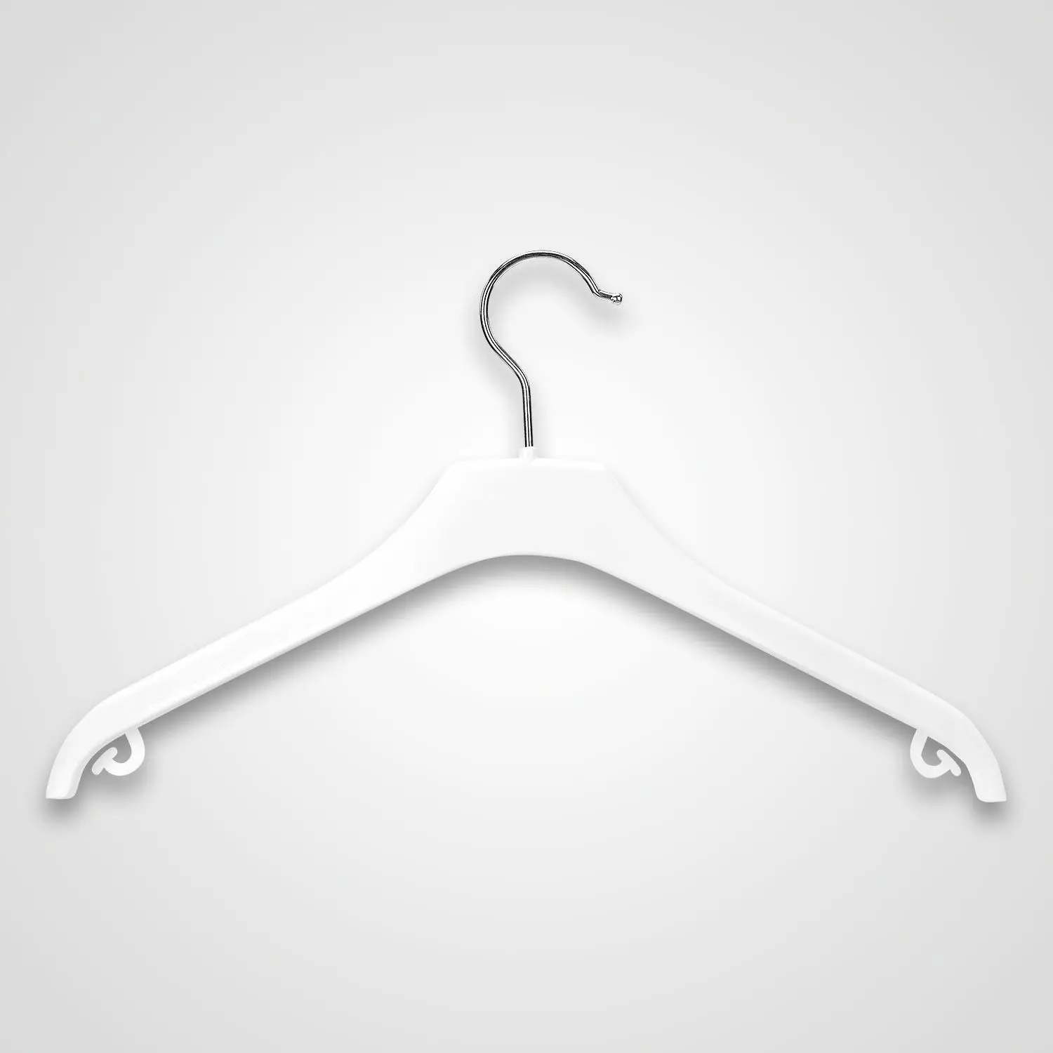 Deluxe custom high quality home Metal Hangers Custom Hangers With Logo Tops Clothes Hanger HY-1070