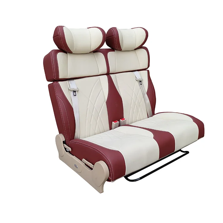 AutoLiuMa Business Style comfortable transit truck rv camper seat bed with seatbelts luxury motorhome rv seats for sale