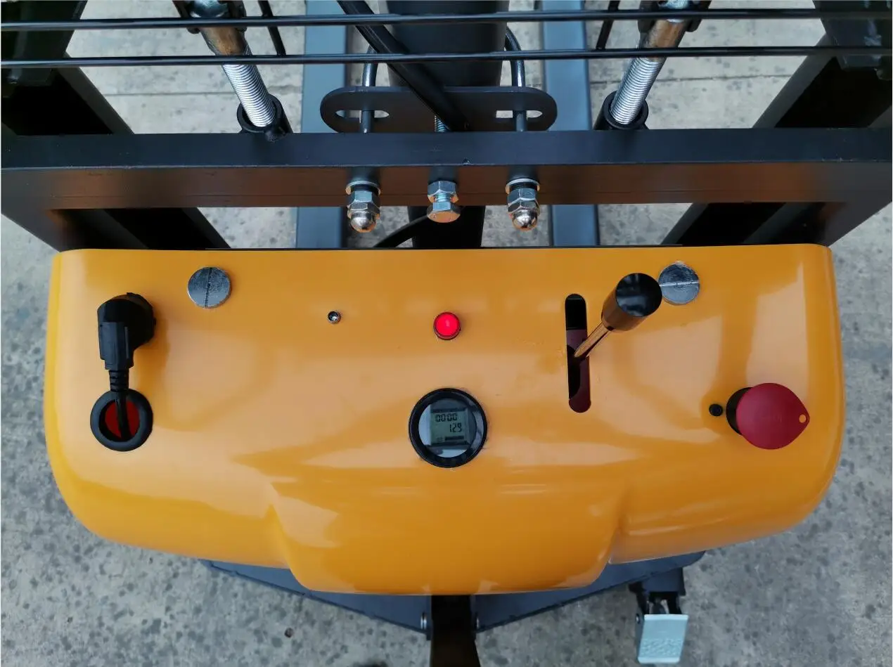 HaizhiLi Handling Equipment Factory offer 1000kg 1.6M good quality material handling equipment semi electric stacker