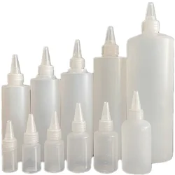PE Glue Plastic Bottle With Yorker Dispensing Dropper Cap