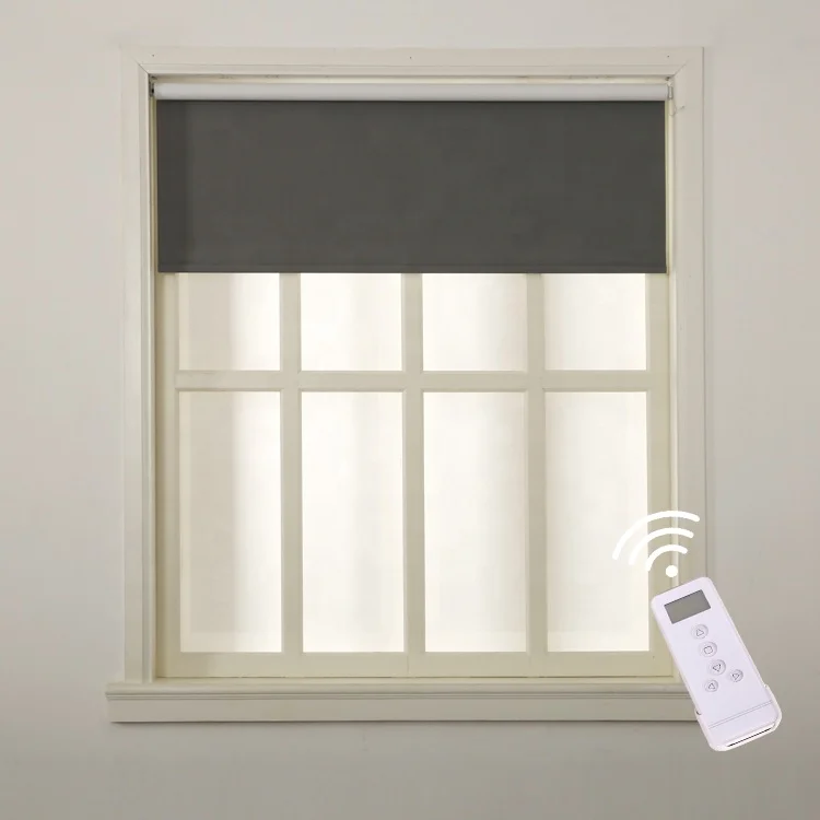 White coated solar shades electric motorized blinds for windows