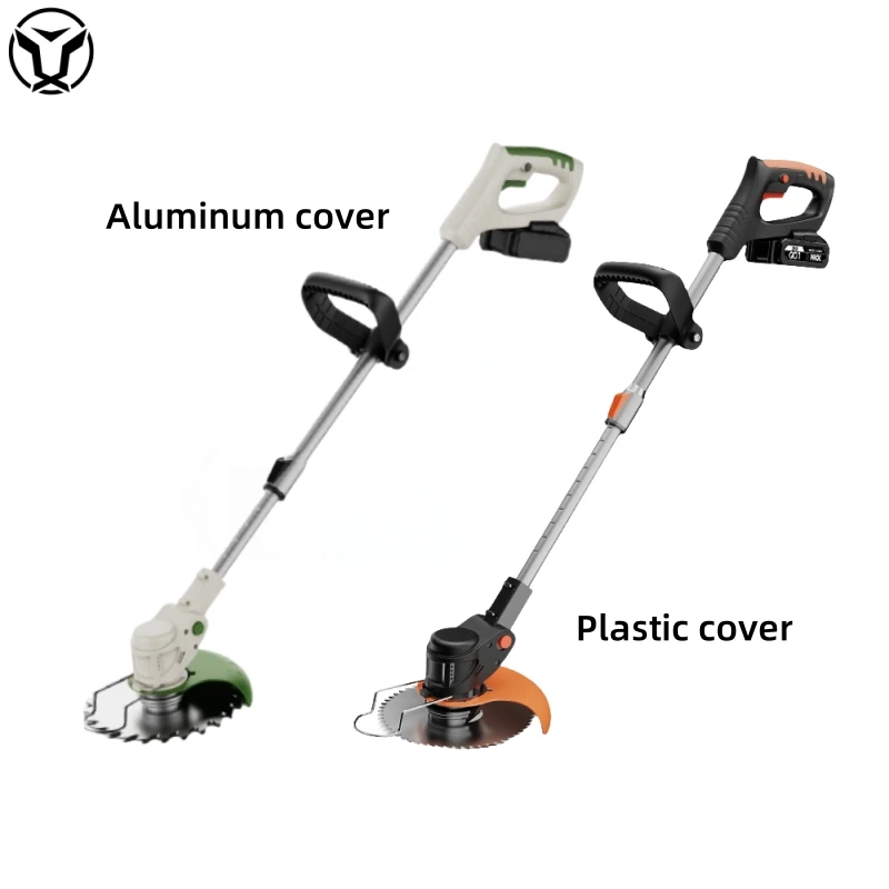 YUTUO wholesale cheap lithium-ion battery power portable telescopic cordless grass cutter lawn mower grass trimmer
