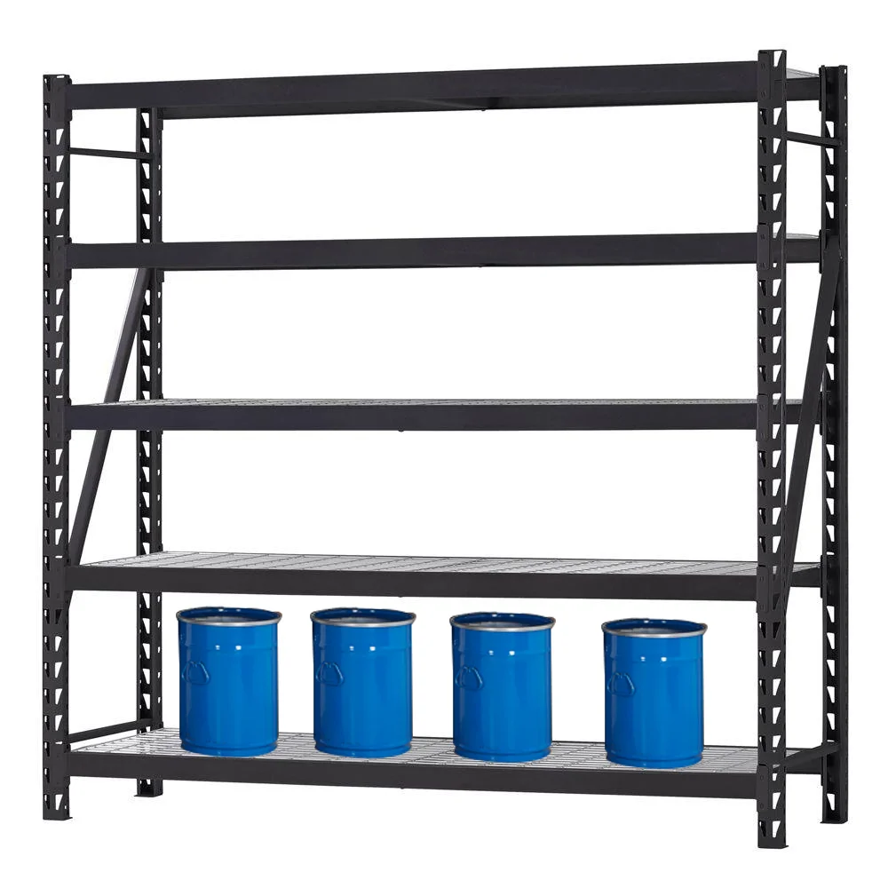 China AA Boltless 5 Tier Steel Rack and Shelving Wire Metal Shelves for Storage