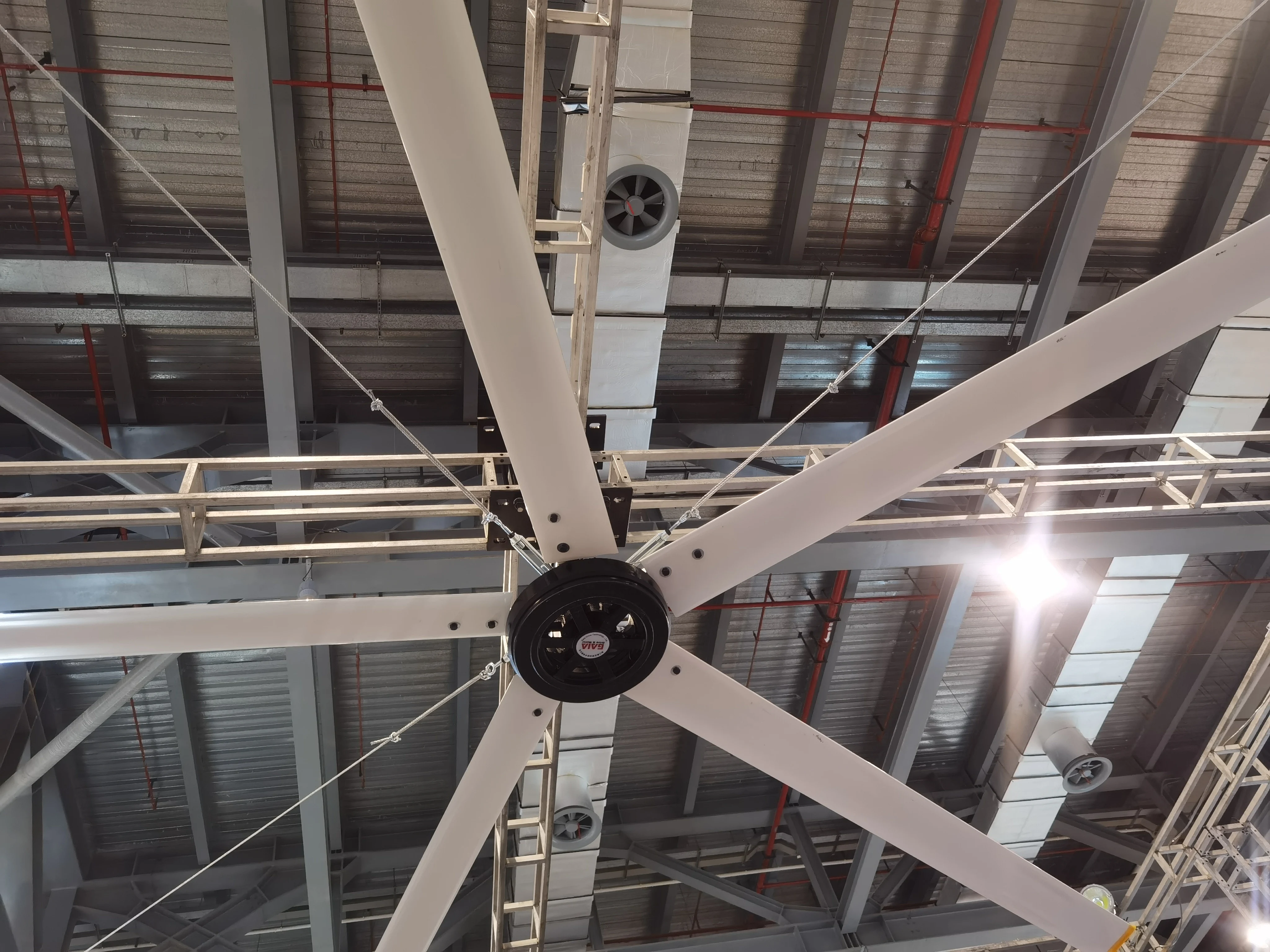 Warehouse  and workshop PM hvls motor industrial 16ft big hvls industrial ceiling fan