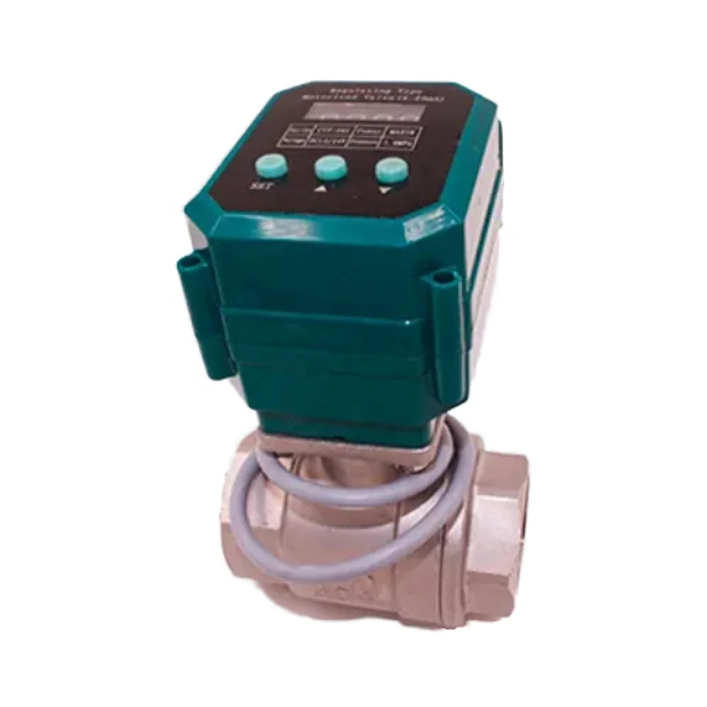 TOYI Hot DC12v 24v 2 Way Stainless Steel Motorized Ball Valve NC 4-20mA 3/4in 20mm Agricultural irrigation Control Water Valve