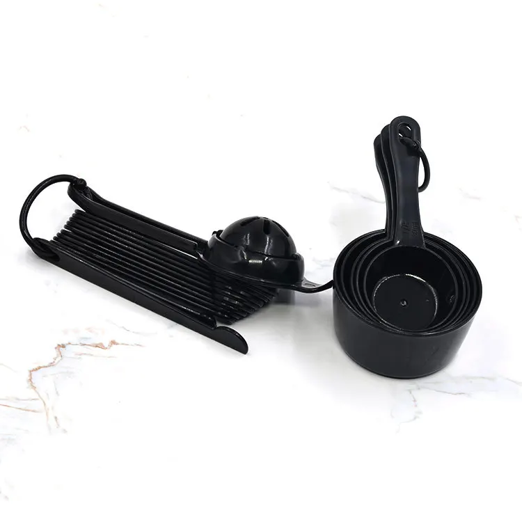 Kitchen Baking Plastic Measuring Spoon and measuring Cups Set for Dry or Liquid